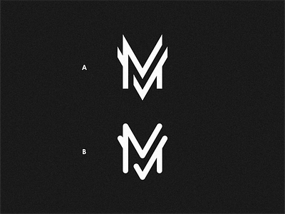 MV Monogram art brand branding clean design flat icon identity illustration lettering logo minimal monogram monogram design monogram logo type typography ui ux vector