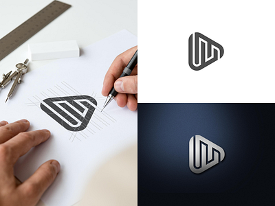 MW or WM Monogram art brand branding clean design flat icon identity illustration lettering logo minimal monogram monogram design monogram logo type typography ui ux vector