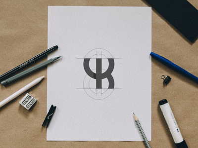 KW Monogram art brand branding clean design flat icon identity illustration lettering logo minimal monogram monogram design monogram logo type typography ui ux vector