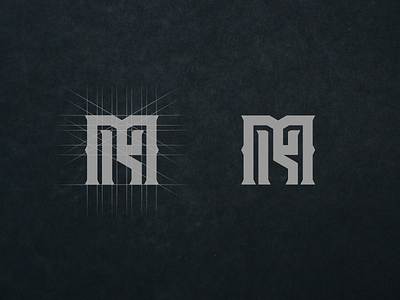 MM Logo Monogram Shield Crown Luxury Design Stock Vector - Illustration of  letter, concept: 236187797