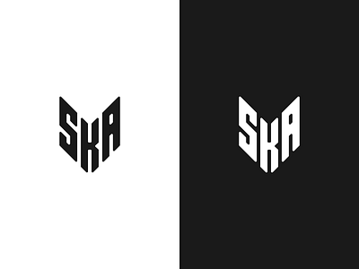 SKA Logo concept best best logo branding clean clothing design identity illustration logo logoawesome logodesign logodesignersclub logotype minimal monogram monogram design monogram logo music music app photooftheday