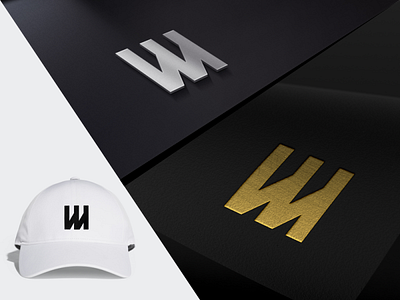 WM Logo concept branding clean design identity logo minimal monogram monogram design monogram logo vector