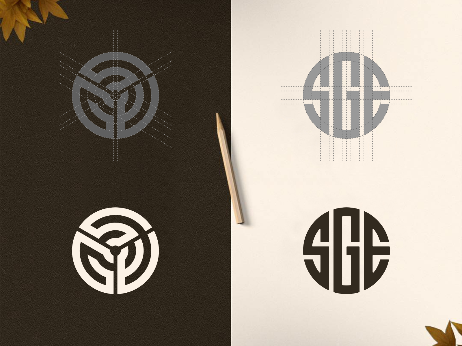 SGE MONOGRAM by Meizzaluna Design on Dribbble