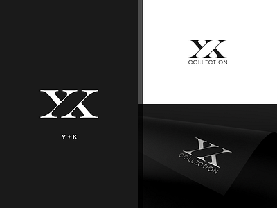 YK COLLECTION LOGO CONCEPT. branding collection design fashionlogo identity logo logodesign logotype logotype design luxury brand luxury logo minimal monogram monogram design monogram logo type vector