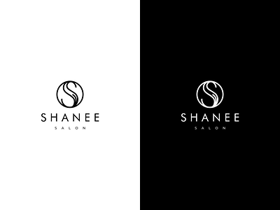 SHANEE SALON branding design identity logo logotype luxury luxury brand luxury branding luxury design luxury logo minimal monogram monogram design monogram logo salon salon logo typography vector