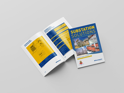 Substation Solution Catalog branding brochure catalog substation