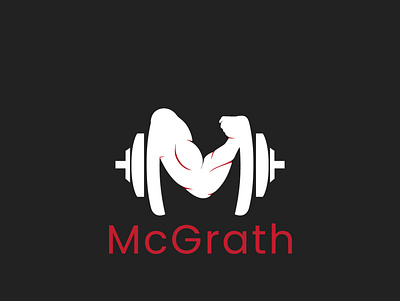 Personal logo for home Gym gym logo logo with m logo with m