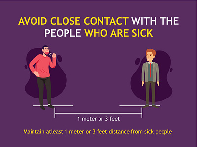 Avoid Close Contact With Sick People