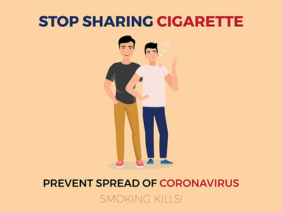 Stop Sharing cigarette | Coronavirus Prevention