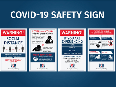 Covid-19 Safety Sign | Fiverr Gig