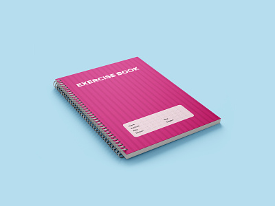 Exercise Book | Corporate Gift book exercise book khata pink pink stripe pink stripe students book