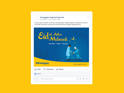 Eid Ul Adha Facebook Post 2020 | Qurbani Eid