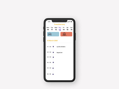 Travel Itinerary - daily ui 79 app artwork challenge daily dailyui design itinerary travel ui vector
