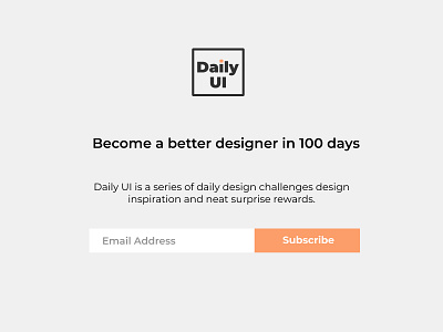 Redesign Daily UI Landing Page - daily ui 100