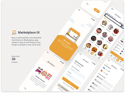 Marketplace - UI IOS App design