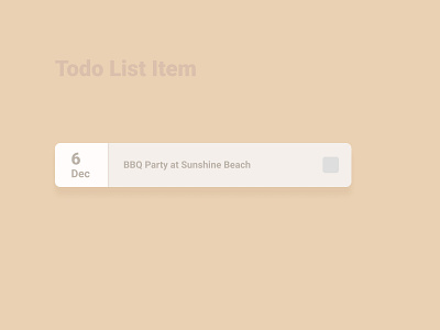 To do list - item app check checklist component daily dailyui design figma todo ui web
