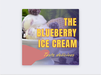 THE BLUEBERRY ICECREAM