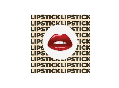 More Lipstick? artwork design lipstick poster ui