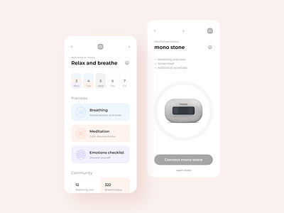 Mobile App Concept — Mindfulness App