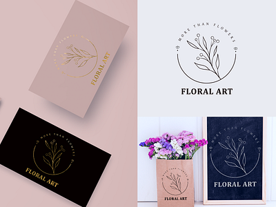 Logo Floral art