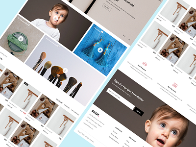 Shoppa E-commerce graphic design ui