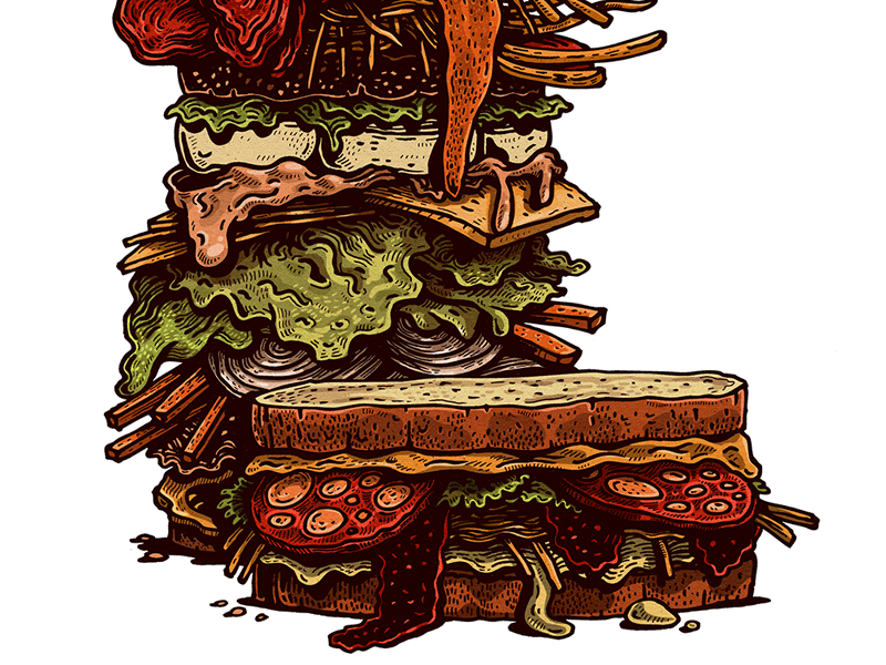 EAT illustration ilustración