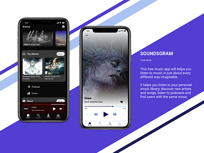 Music streaming app