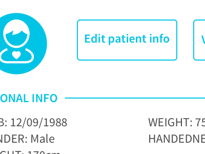 Edit Patient Info edit icon patient