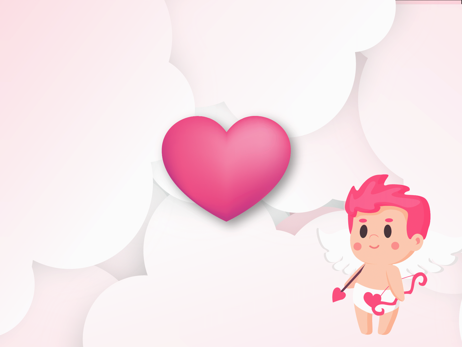 Love Heart💘 adobe aftereffects adobe illustrator design character animation dribble shot heart illustration love motiongraphics sky
