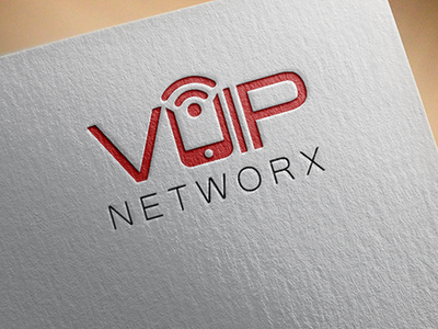 VOIP Net WorX Logo Design app art brand branding design flat icon icons identity illustration illustrator lettering logo minimal mobile ui ux vector web website