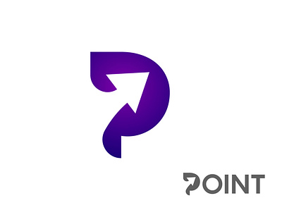 P-Point-Logo apps icon branding design elegant flat gradiant graphic design icon letter mark logo logo design logo mark logo type logodesign logos p point point logo popular shot vector