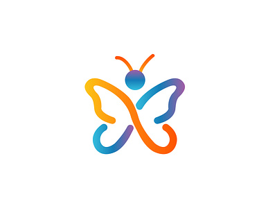 butterfly logo Design