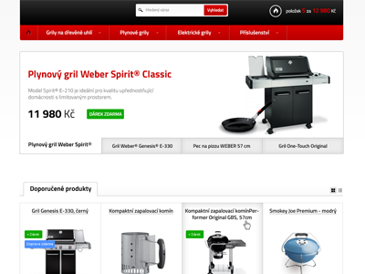 Grill e commerce clean e commerce grill modern shop