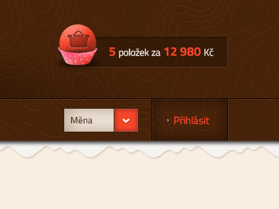 Sweet E-commerce cake e commerce e shop pixel perfect shop sweet visualcreative.cz