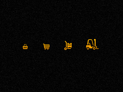 Cart style icon basket cart clean e commerce flat icon minimalist online store shop style