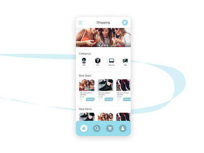 Shopping app design mobile app design mobile ui mobileui uidesign