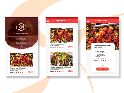 Foodapp2 food app mobile app mobile ui design news online food app splashscreen uidesign