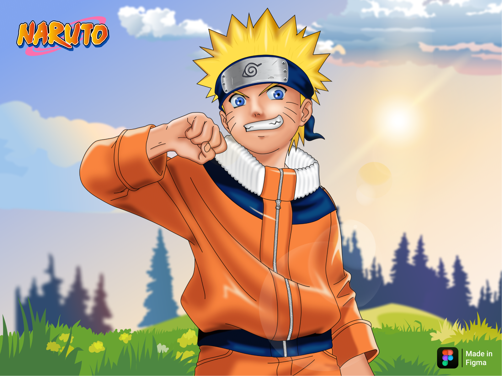 Naruto - Figma Illustration by Excellent Martial on Dribbble