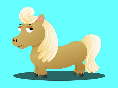 Bobby Pony character art character design design digital 2d flash vector