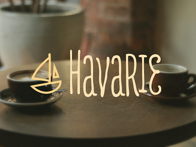 Havarie logo type typography