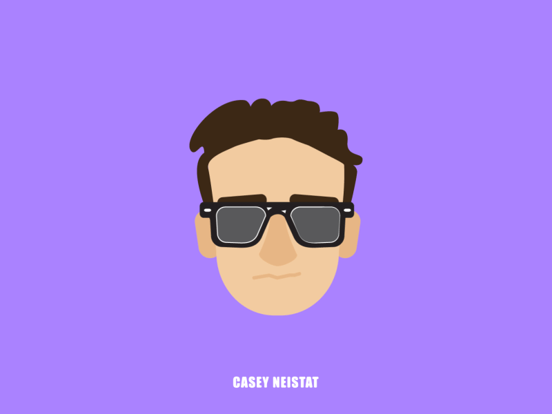 Casey Neistat Toon Ideez 2d animation after effects animation casey neistat character animation character design gif gif animation illustration illustrator motion graphics toon ideez ubeentoond