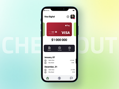 DailyUI02 - Check Out 002 banking app checkout daily100 payment
