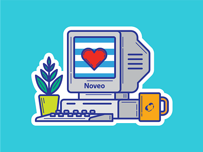 Old laptop icon illustration laptop vector web