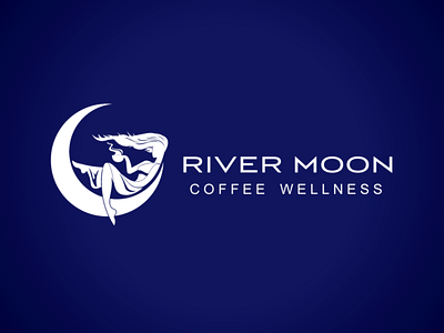 River Moon Logo Design branding design illustration illustrator logo vector