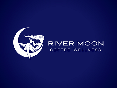 River Moon Logo Design