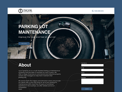 Tycor System LTD Landing Page