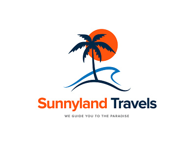 Sunnyland Travels branding design logo logodesign