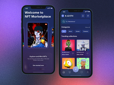NFT Marketplace - Mobile App (Coming soon) mobile mobile app nft