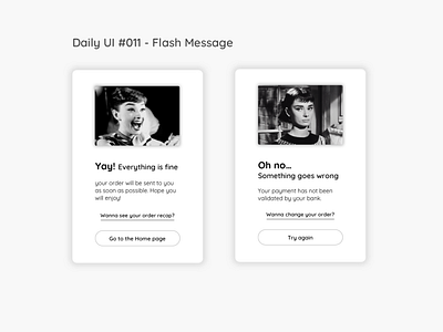 Daily UI #011 - Flash Message