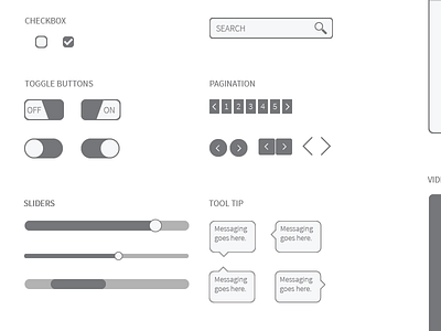 Wireframe UI Kit kit ui